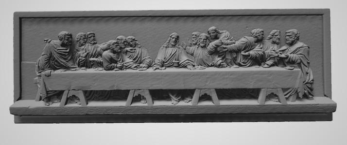 The Last Supper - 3D Model Relief