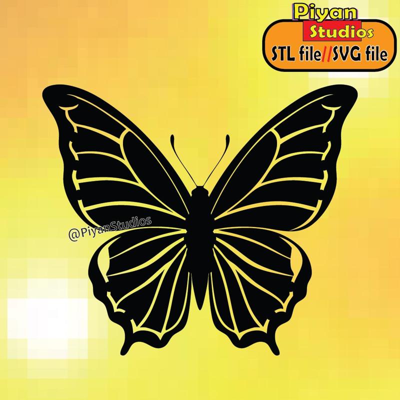 Office Butterfly Art,svg, stl file