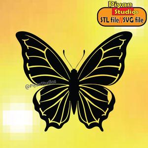 Office Butterfly Art,svg, stl file