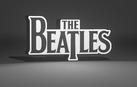 Lightbox Lámpara The Beatles - Logo Lightbox