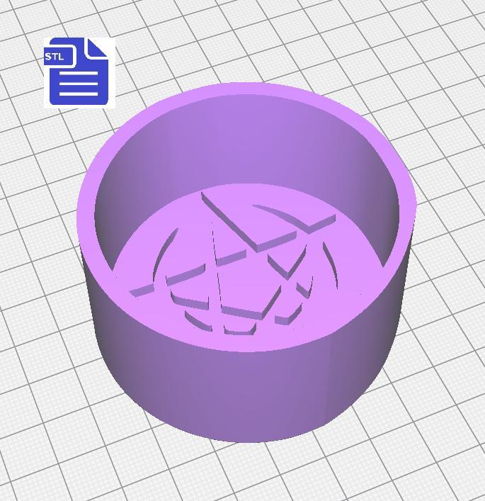 1pc Pentacle Crescent Bath Bomb Press Mold