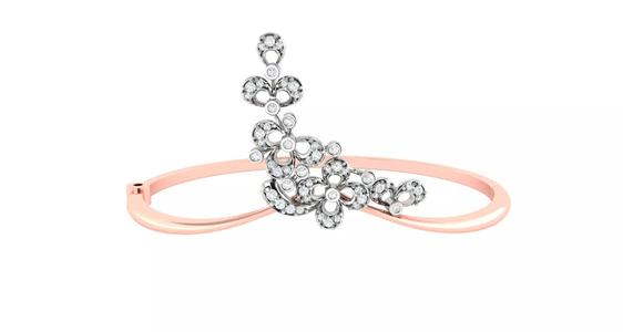 Women Bangle Bracelets Bracelet 3dm STL OBJ FBX Render Details