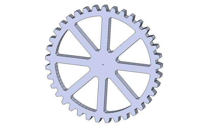 Piñón 37 dientes x 8 espesor