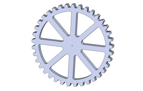 Piñón 37 dientes x 8 espesor