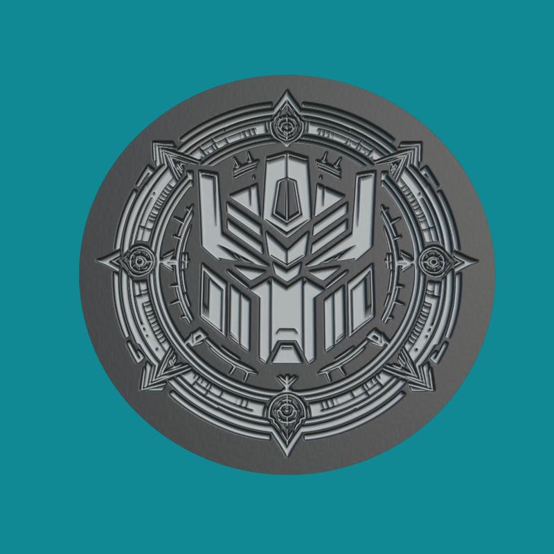 Optimus Prime Print Model Optimus Prime Medallion Optimus Prime Wall Decor