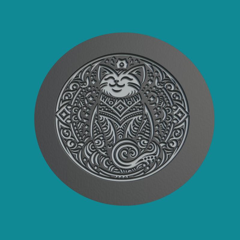 Cat Animal Print Model