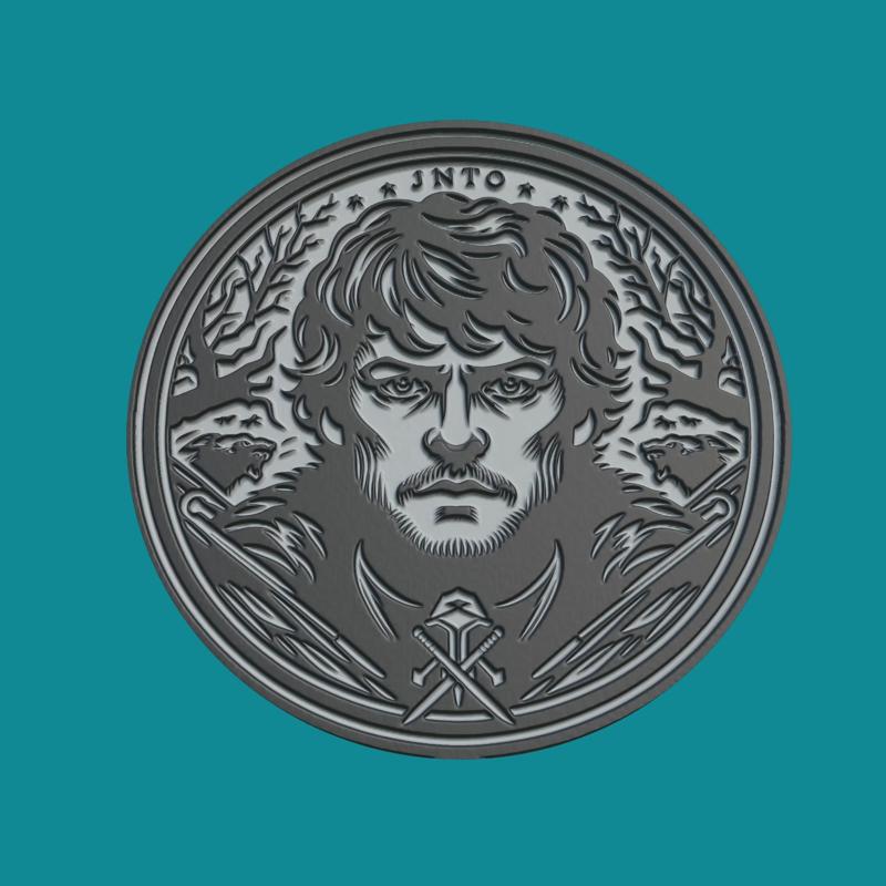 Theon Greyjoy Print Model Theon Greyjoy Medallion Theon Greyjoy Wall Decor