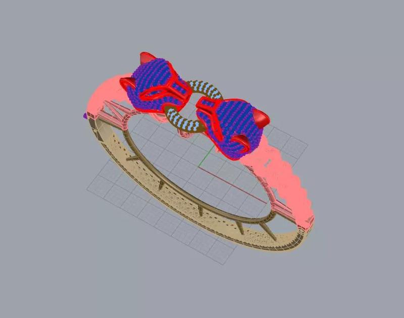 Gourmet tiger figure handcuffs