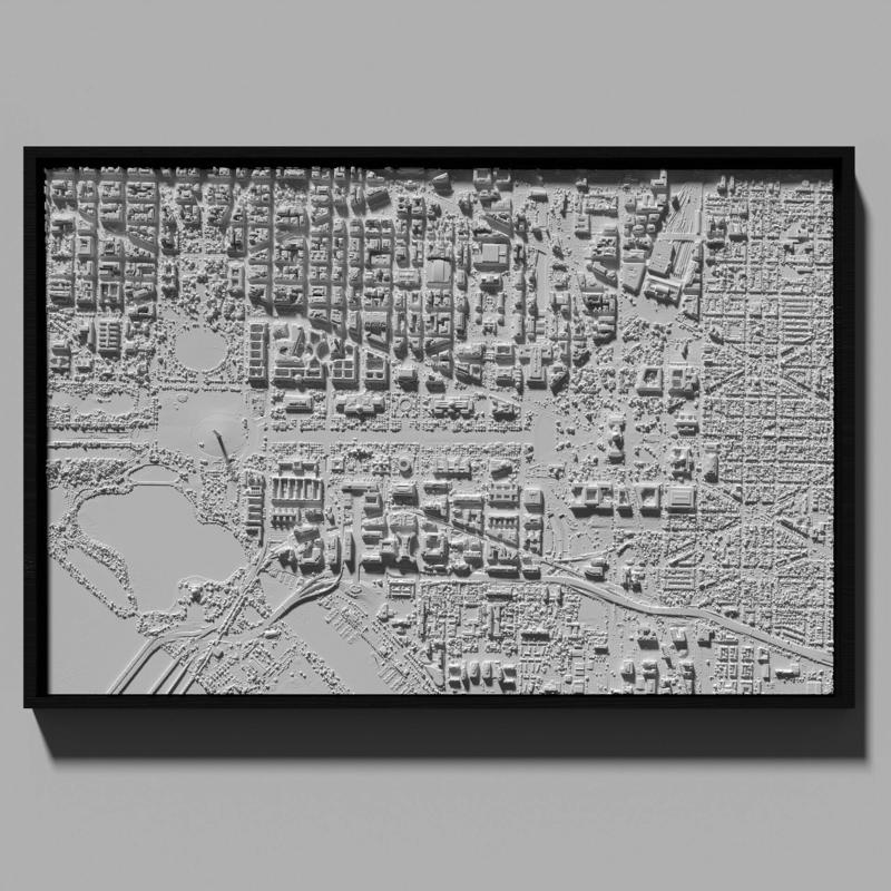 3D MODEL OF Washington, D.C., USA