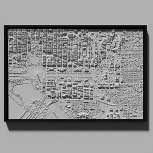 3D MODEL OF Washington, D.C., USA