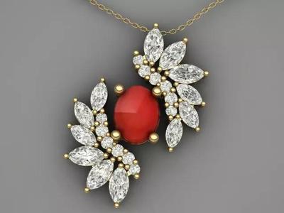 Marquise Gem Necklace