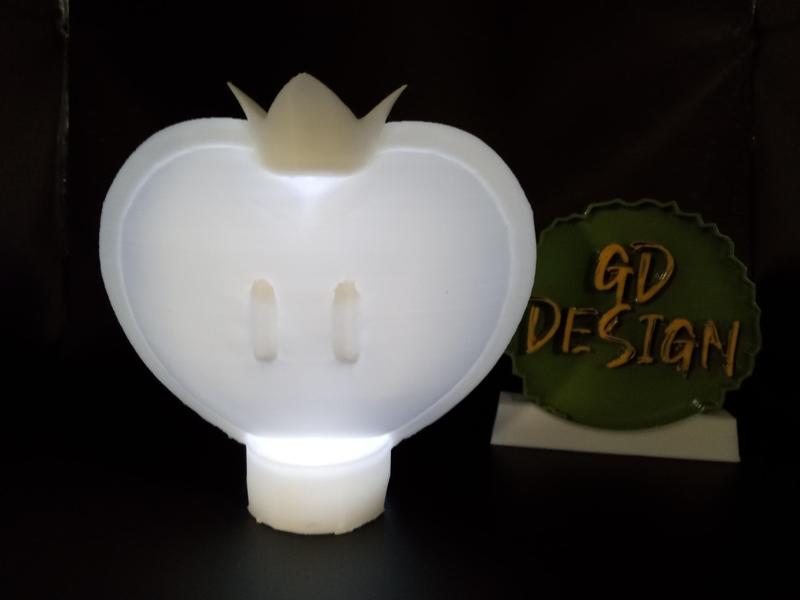 Mario Life-Up Heart Tealight