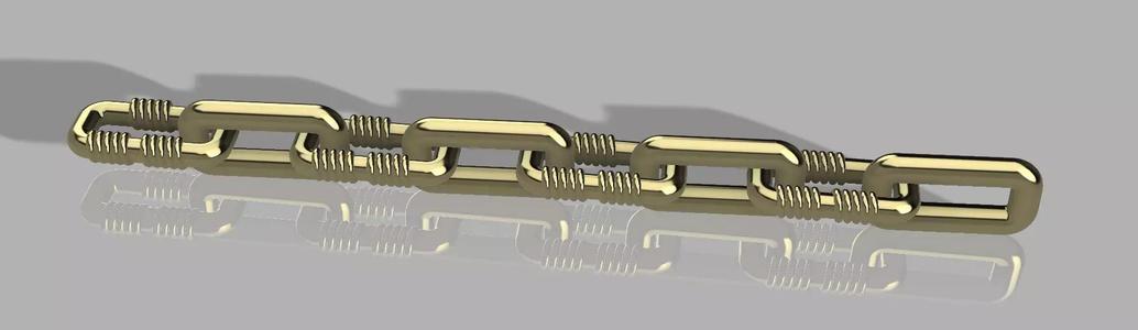 Coil link chain