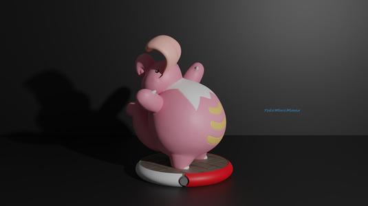 Lickilicky pokemon 3D print model