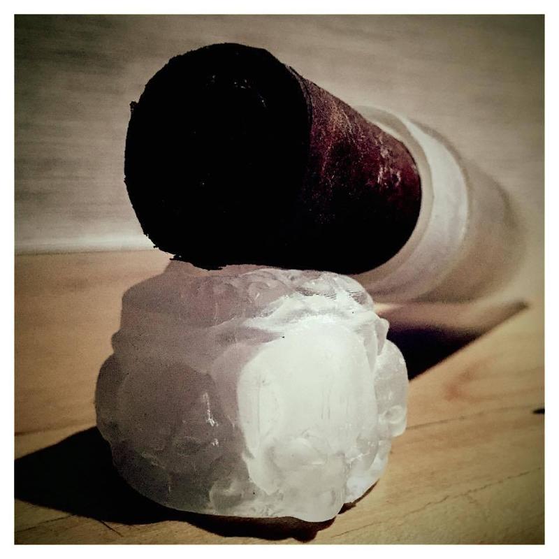 Skull Cigar Case - Single Tube.