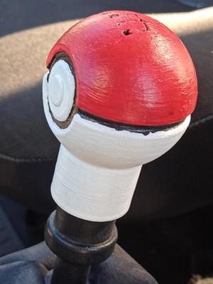 pokeball gear shift knob renault kangoo