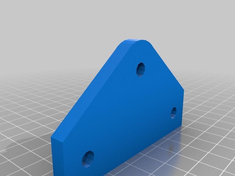 Adapto Z-Axis Upper Smooth Rod Holder 10mm w/ Threaded rod support