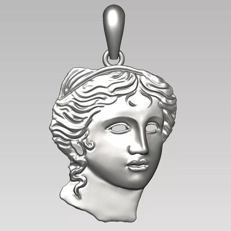 Relief Sculpture of Aphrodite Love Goddess for Jewelry Casting