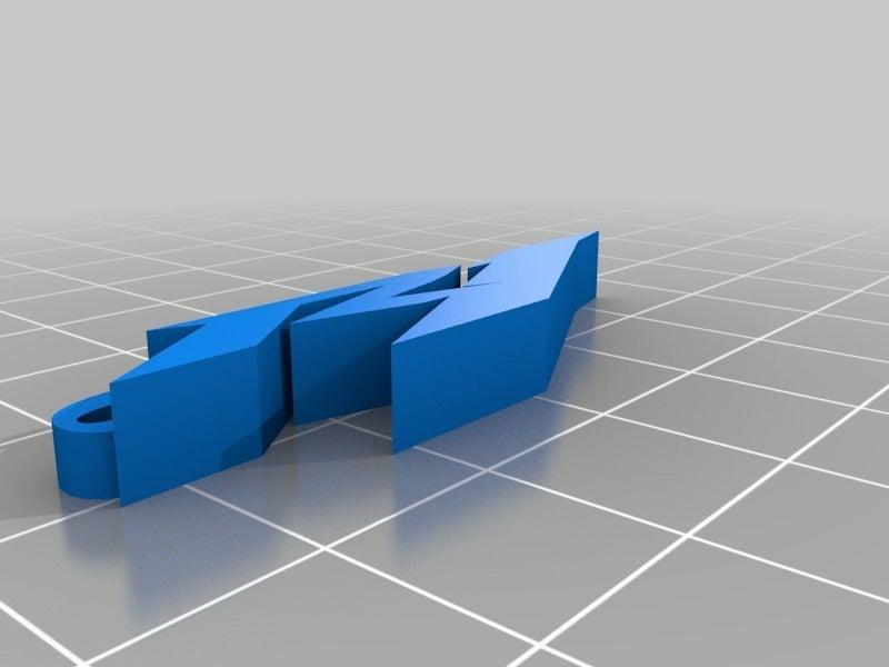 Yamaha R1 Logo Keychain