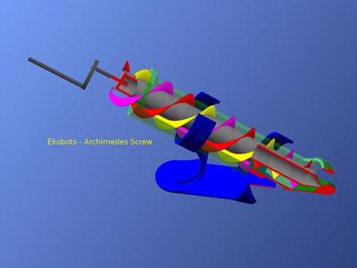 Ekobots - Archimedes screw