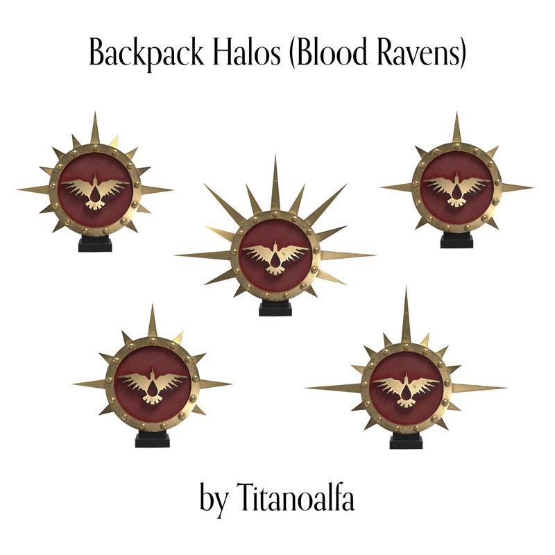 Backpack Halo Blood Ravens