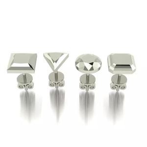 Diamond Shape Stud Earring Mix Size