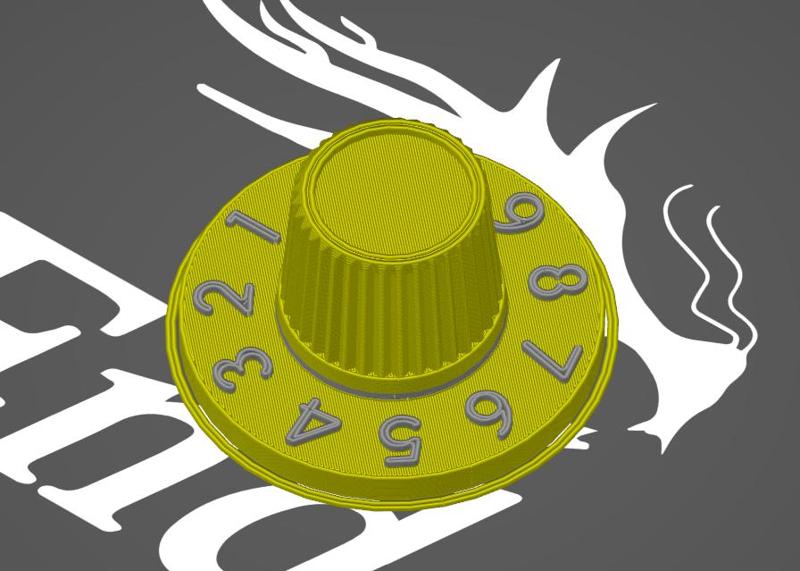 Amp knob Type 3b  d=30mm