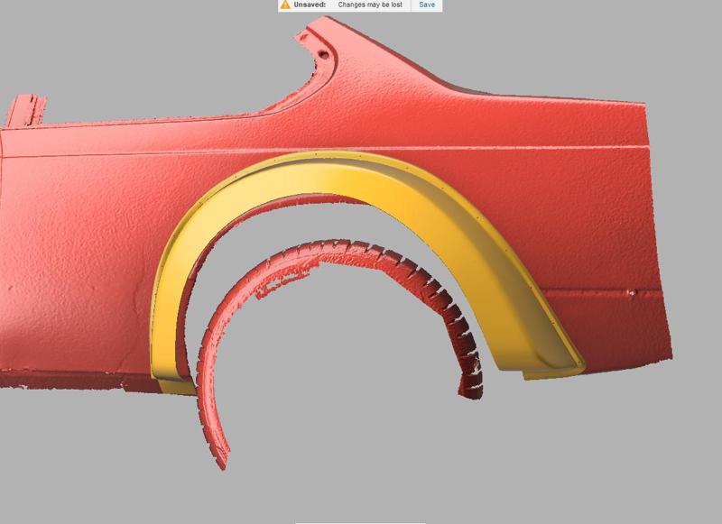 bmw m6 e24 635csi DTM rear fender