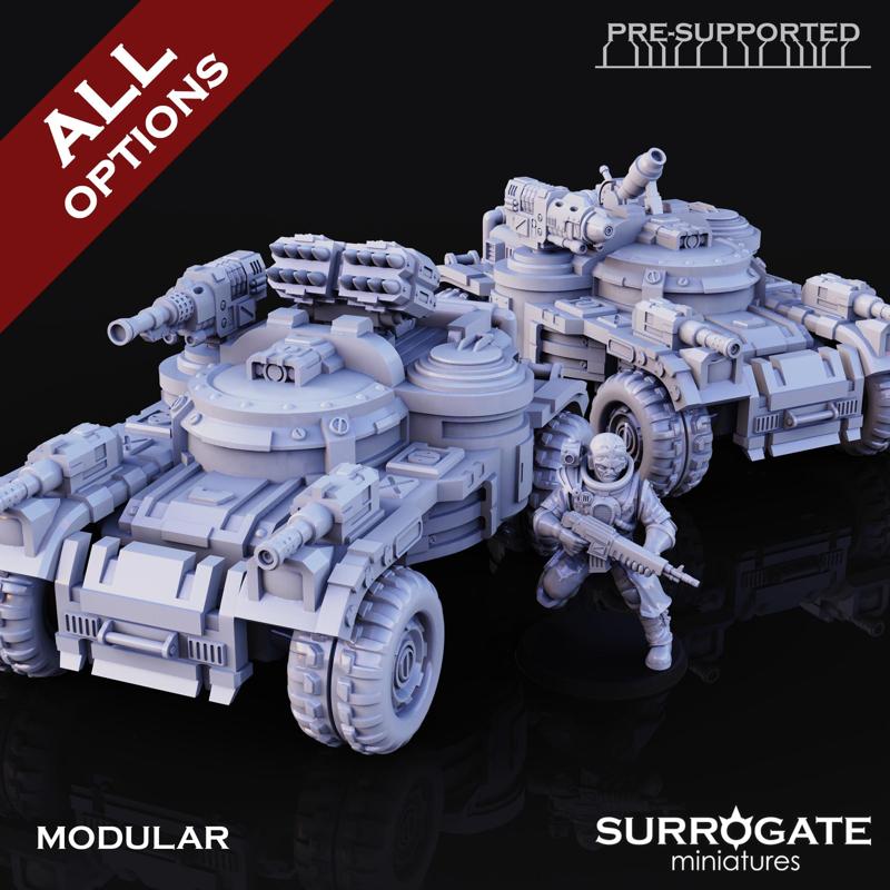 Bio Hackers Bio Baja, Surrogate Miniatures January 2024 Vehicle Unit Release