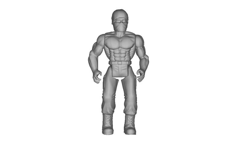 M-FORCE RAMBO VINTAGE ACTION FIGURE STYLE NINJA