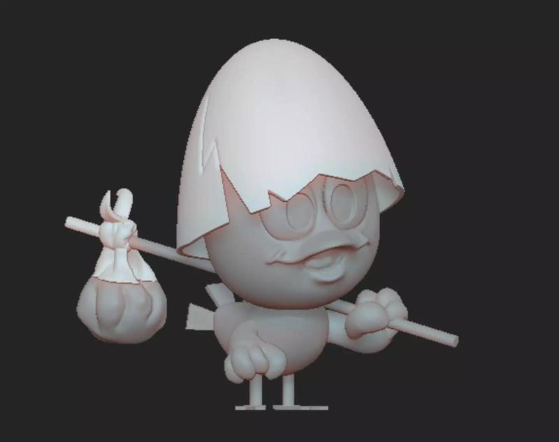Calimero egg holding stick