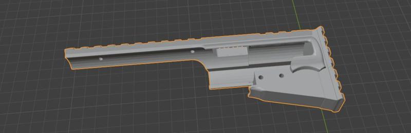 AAP-01 picatinny rail stock