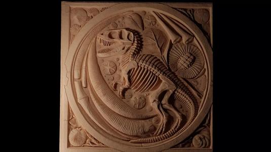 Paleontology CNC 3d Print High Relief Sand Casting