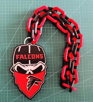 ATLANTA FALCONS NFL SKULL CHAIN