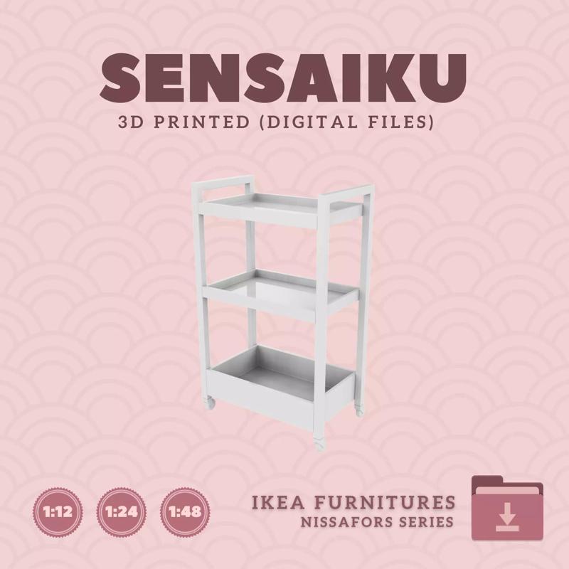 37 NISSAFORS Utility Cart for Dollhouse - IKEA - 3D Print