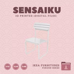 03 FURUON Chair for Miniature Dollhouse - IKEA - 3D Print