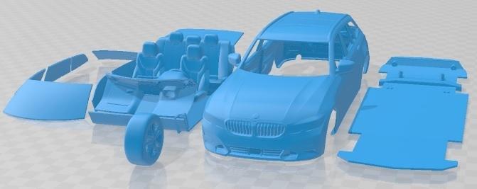 BMW 3 Series Touring G21 2020 Printable Car