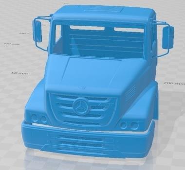 Mercedes Benz Atron 2011 Printable Cabin Truck