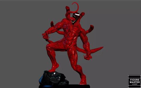CARNAGE VENOM MOVIE Woody Harrelson STATUE 3D PRINT