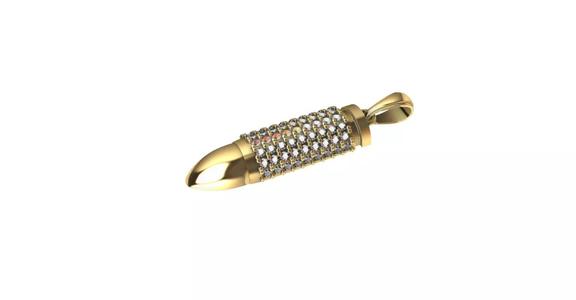Ammunition mm bullets 3D model for 3d printing