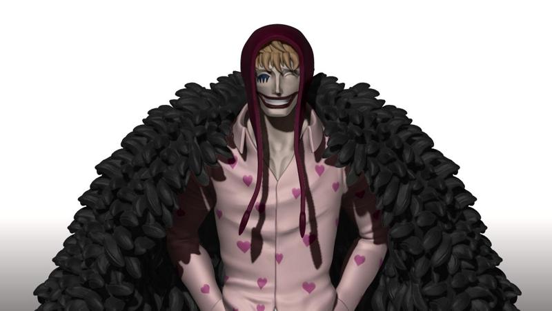 DONQUIXOTE ROSINANTE - CORAZON - KID LAW - ONEPIECE