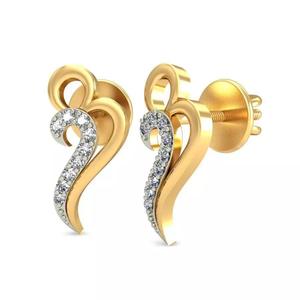 Women Flower Drop Earring 3dm STL OBJ FBX Render Details