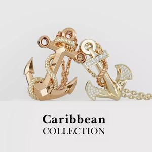 Andalus Anchor Pendant 3D Model for Jewelry Production