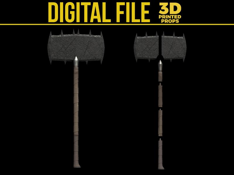 Absolute Batman Chest Emblem Axe