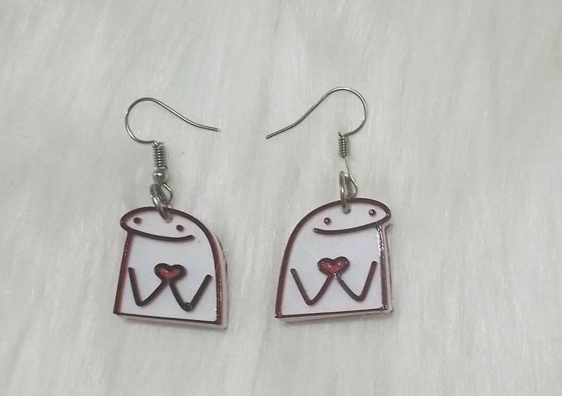 Flork heart earrings