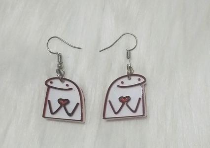Flork heart earrings