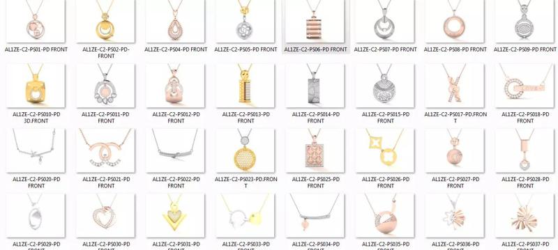 69  Women pendant 3dm stl render detail 3D print model