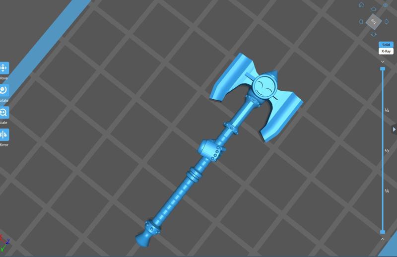 Two handed Energy axes