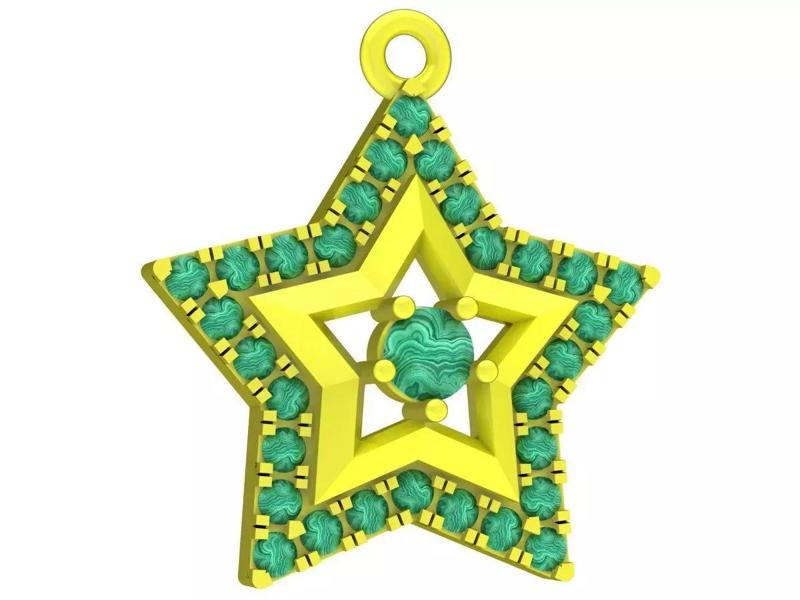 7048 Diamond Star Women Pendant