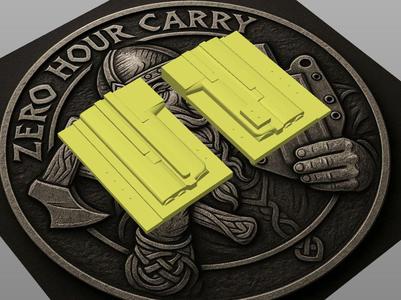 Springfield Hellcat Pro Sidecar Holster Mold with Olight Baldr RL – H11 Pro Compatible – IWB Left & Right